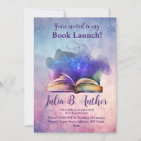 Magical Author Book Launch Invitation