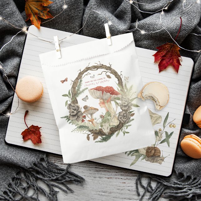 Magical Autumn Forest Fairy | Birthday Favour Bag (Creator Uploaded)