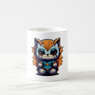 Magical Baby Animal Superhero Illustration Coffee Mug