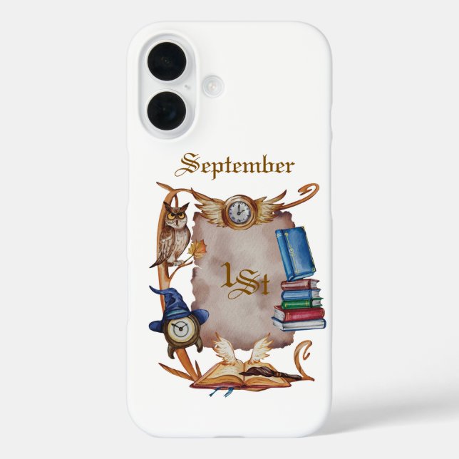 Magical Back-to-School Watercolor Case-Mate iPhone Case (Back)