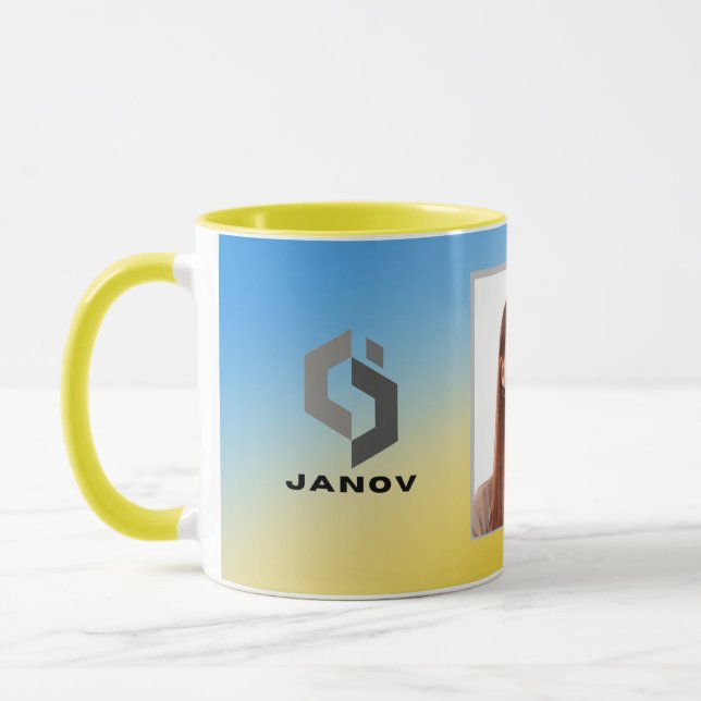 Magical background name Personalised  Mug (Left)