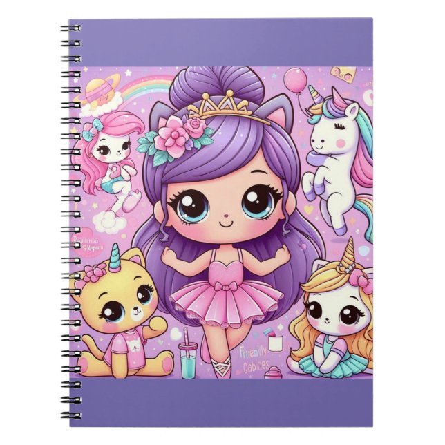 Magical Ballerina Notebook (Front)