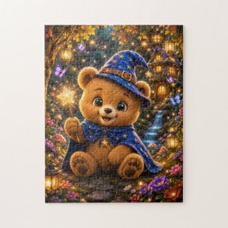 Magical Bear Wizard Jigsaw Puzzle