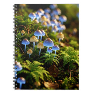 Magical Bioluminescent Fungi - Deep Forest Notebook
