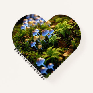 Magical Bioluminescent Fungi - Deep Forest Notebook