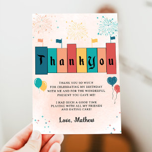 Magical Birthday Girl Birthday Thank You Card