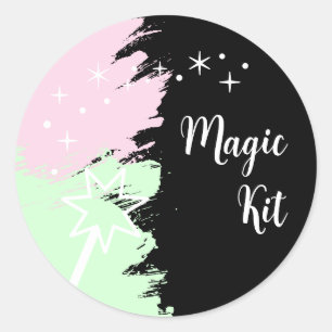 Magical Birthday Magic Kit Classic Round Sticker
