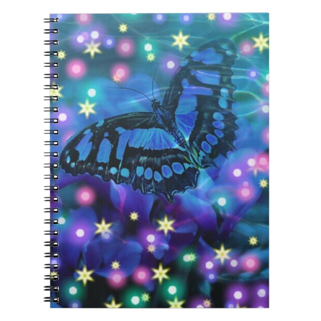 Magical Blue Butterfly Notebook (Front)