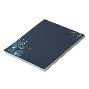 Magical Blue Flowers Notepad