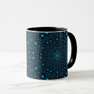 Magical Blue Glow Mandala Mug