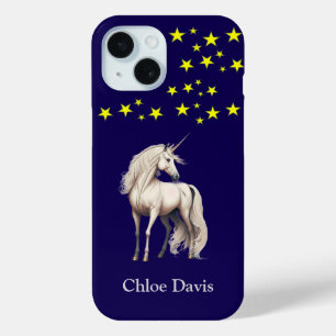 Magical Blue Unicorn iPhone 15 Case
