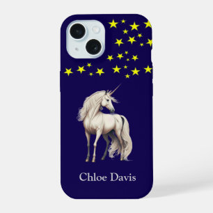 Magical Blue Unicorn iPhone 15 Case