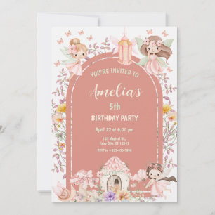 Magical Boho Fairy Garden Invitation