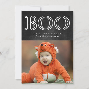 Magical Boo   Halloween Photo Card