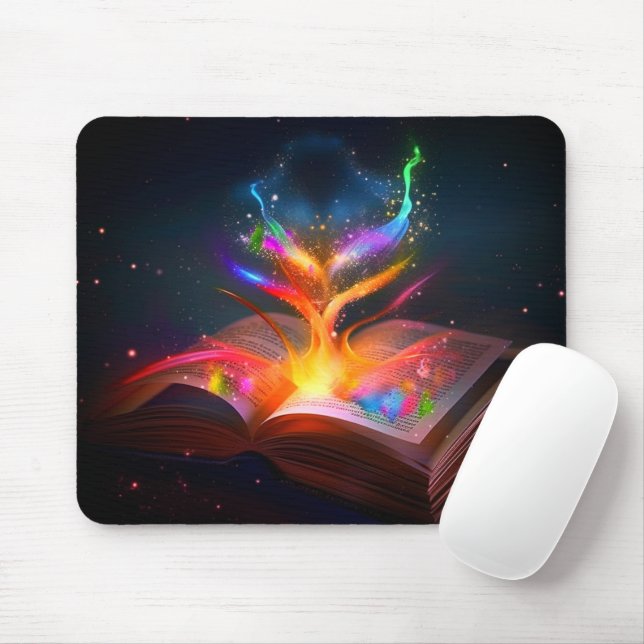 Magical Book Mouse Pad (With Mouse)