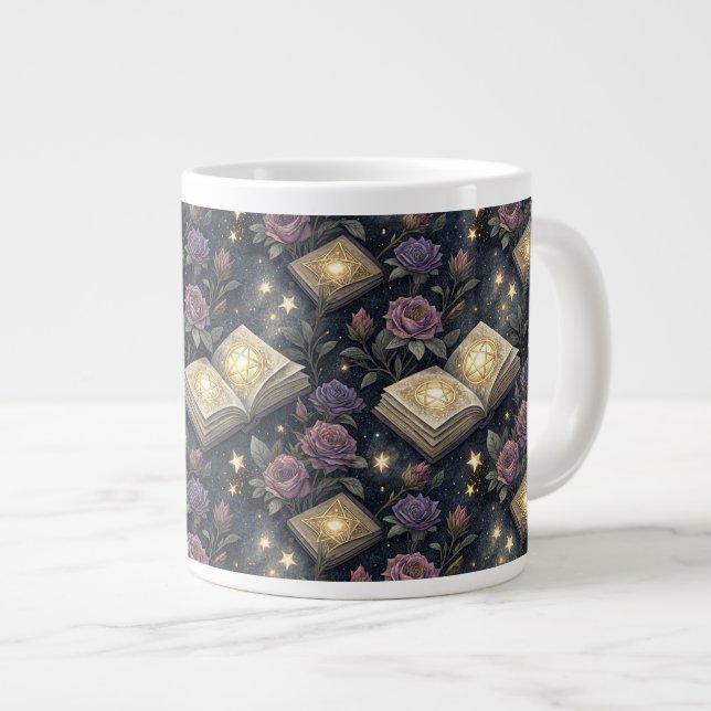 Magical Books Large Coffee Mug (Front Right)
