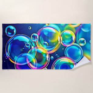 Magical Bubble Colours Beach Towel