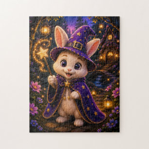 Magical Bunny Wizard Jigsaw Puzzle