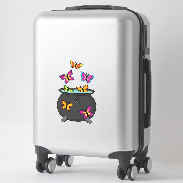 Magical Butterflies from a Cauldron (Suitcase)