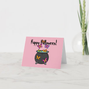 Magical Butterflies from a Cauldron   Add own Text Thank You Card