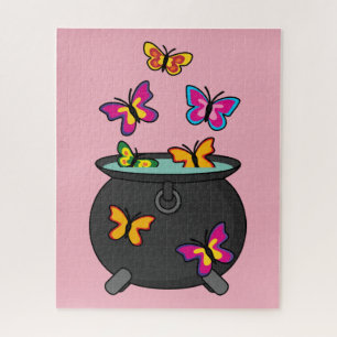 Magical Butterflies from a Cauldron Jigsaw Puzzle