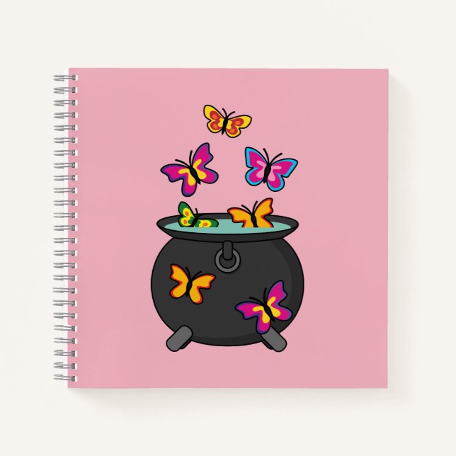 Magical Butterflies from a Cauldron Notebook (Front)