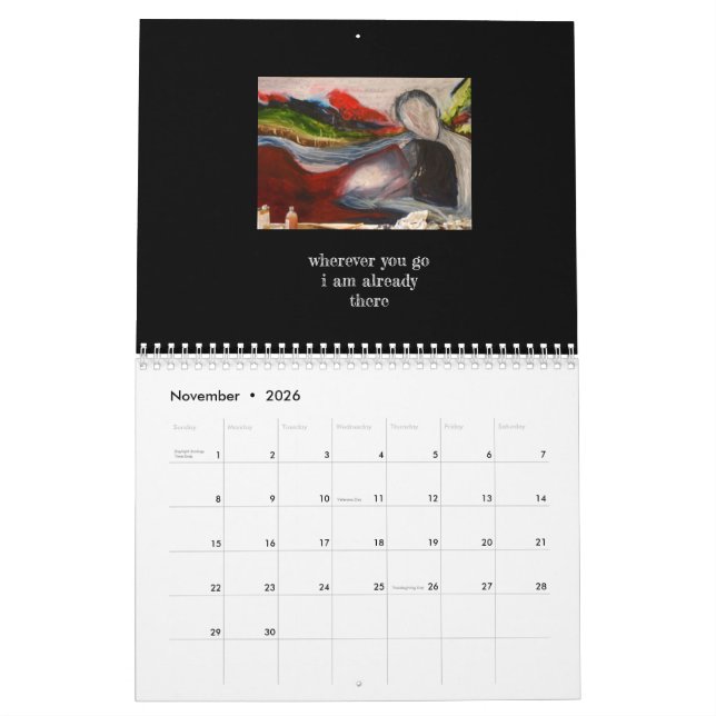 Magical Calendar with Sacred Moon Song (Nov 2026)