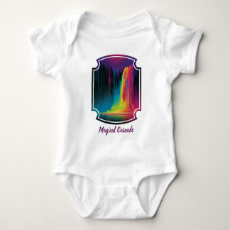 Magical cascade, captivating serenity baby bodysuit