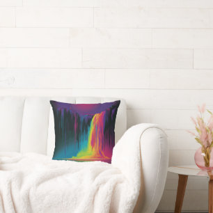 Magical cascade, captivating serenity cushion