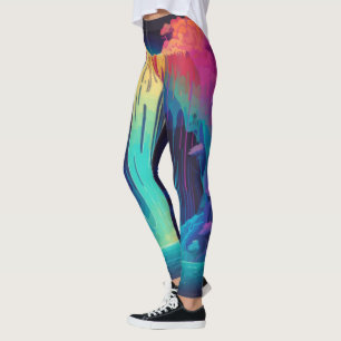 Magical cascade, captivating serenity leggings