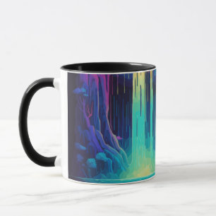 Magical cascade, captivating serenity mug