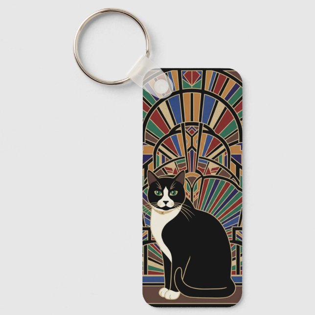 Magical Cat  Key Ring (Front)