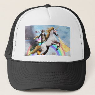 Magical Cat & Unicorn Trucker Hat
