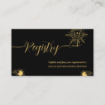 Magical Celestial Wedding Shower Gift Registry
