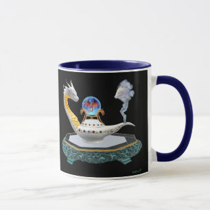 Magical Ceramic Dragon Lantern Fantasy Art Mug