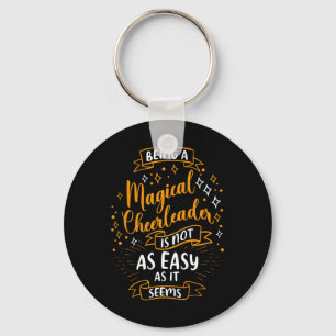 Magical Cheerleader - Cheerleader Christmas Pajama Key Ring