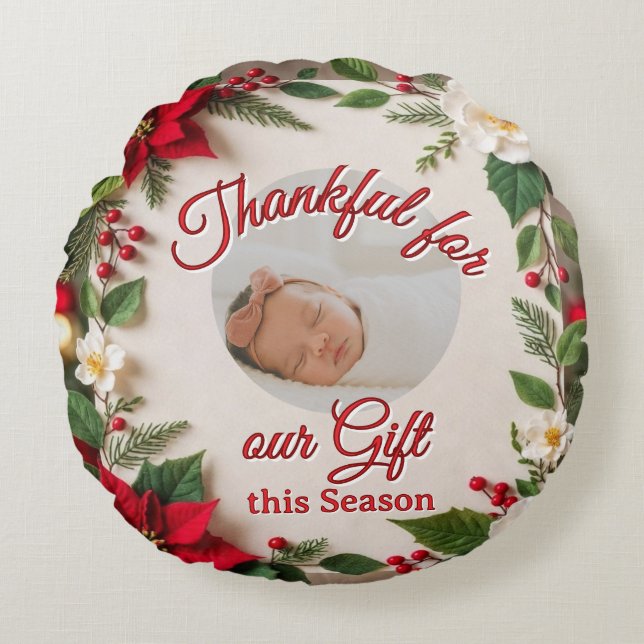 'Magical Childhood' Round Pillow (Front)