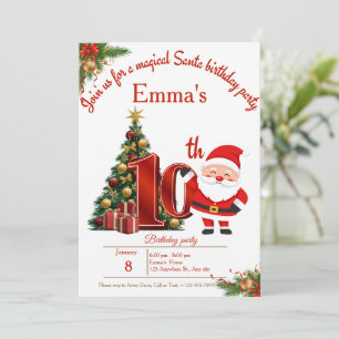 Magical Christmas Birthday Card for Girls