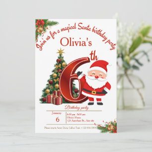 Magical Christmas Birthday Card for Girls