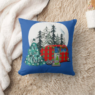 Magical Christmas Camper Cushion