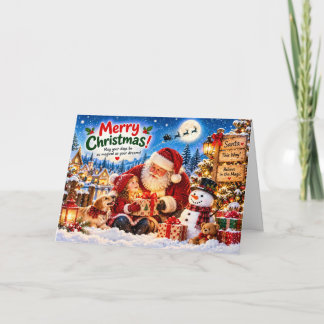 Magical Christmas Card for Kids