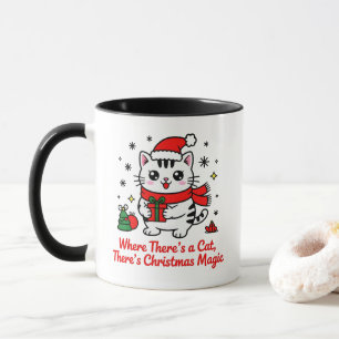 Magical Christmas Cat - Pet-Themed Gifting Mug
