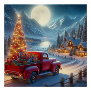 Magical Christmas Eve Delivery Poster