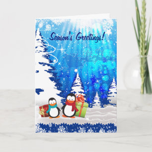 Magical Christmas Eve  Season's Greetings Holiday Card