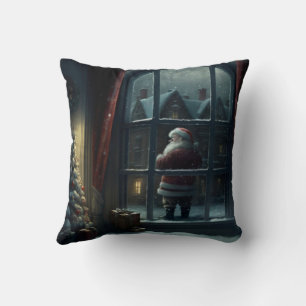 Magical Christmas eve  throw pillow