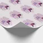 Magical Christmas galaxy unicorn Wrapping Paper<br><div class="desc">Magical Christmas galaxy unicorn Holiday personalised gift wrap. Show the unicorn lover in your life you care this Christmas. Part of a matching holiday collection.</div>