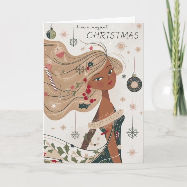Magical Christmas  Holiday Card (Front)