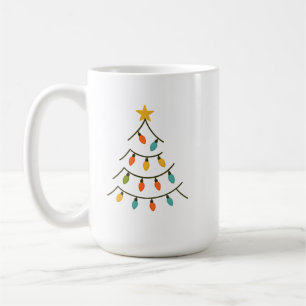 Magical Christmas Light Tree Glow Coffee Mug