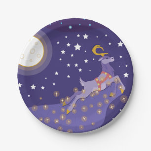 Magical Christmas Paper Plate