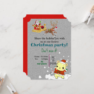 Magical Christmas Party Invitation